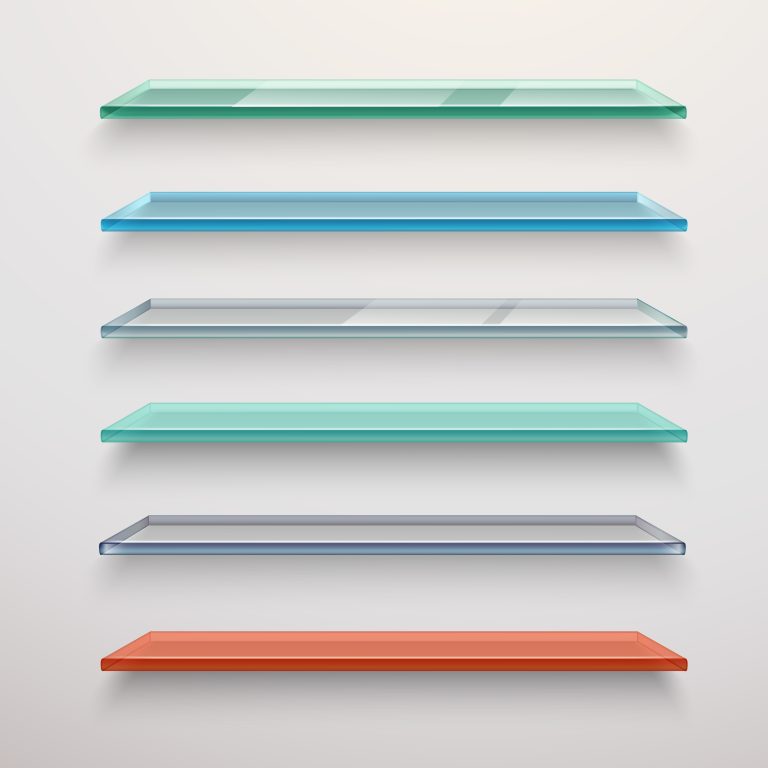 Glass Shelves Set
