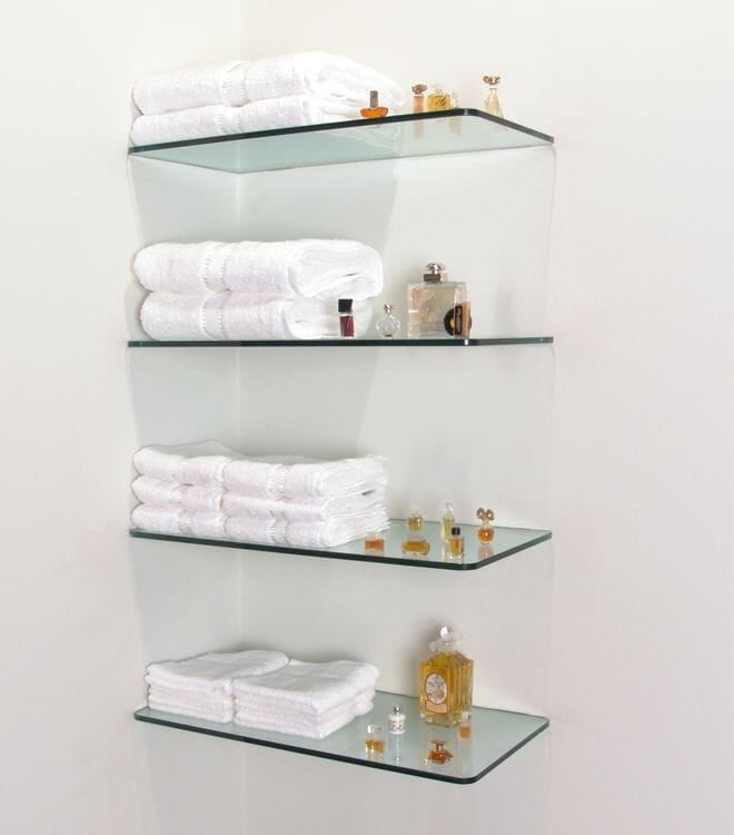 Bathroom Glass Shelves 3
