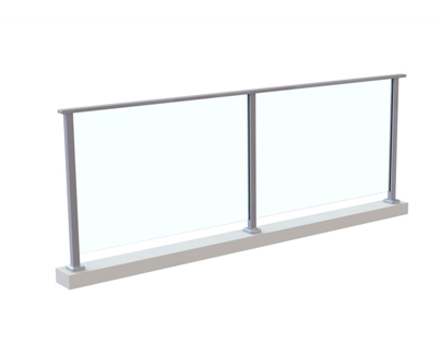 balustrade-semiframeless