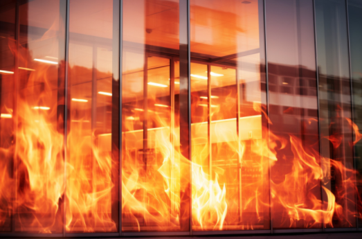 fire reted glass solution